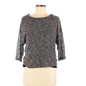 Women’s Gray Pullover Sweater Twist back